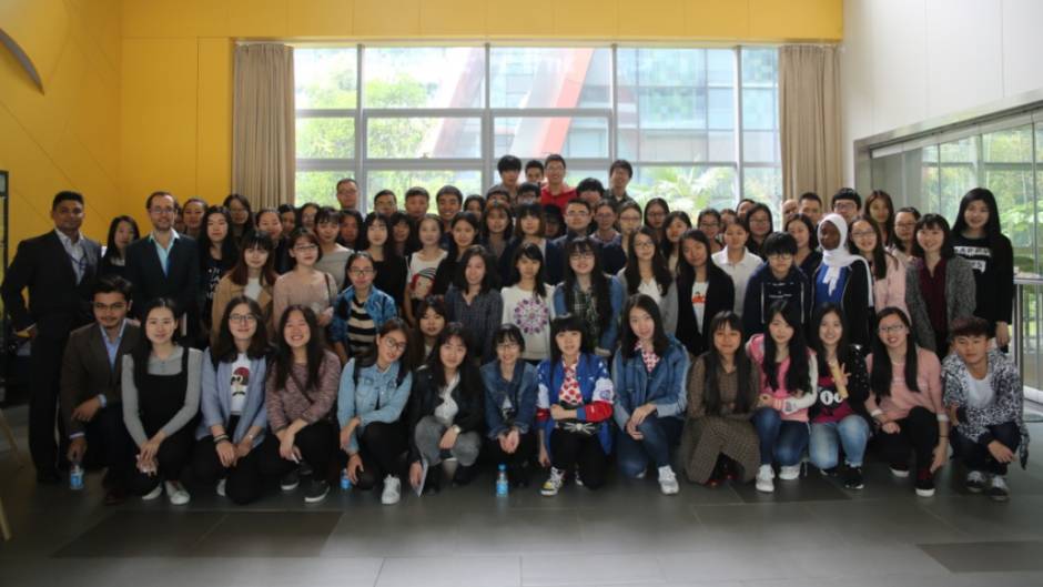 Classroom learning applied to real-world situations in IBSS poster project